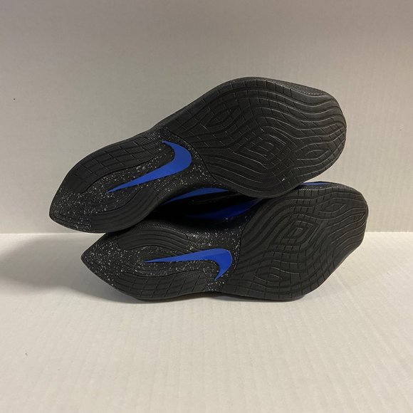 Nike Moon Racer QS Suede Leather Black Racer Blue BV7779-001 Mens 5 Womens 6.5